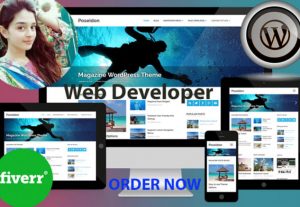 3493I will create professional and responsive WordPress website